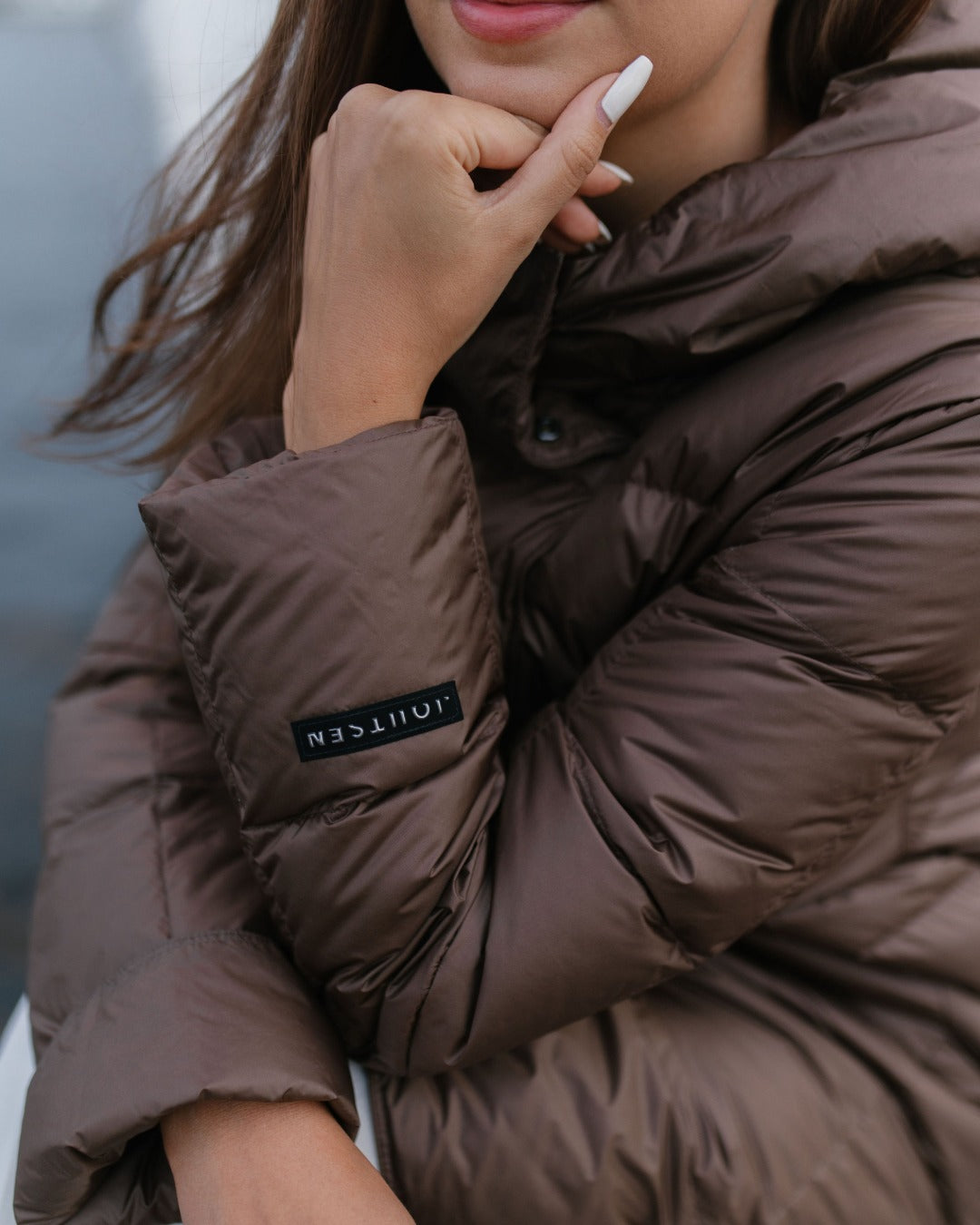 Essi Light Down Coat Coffee