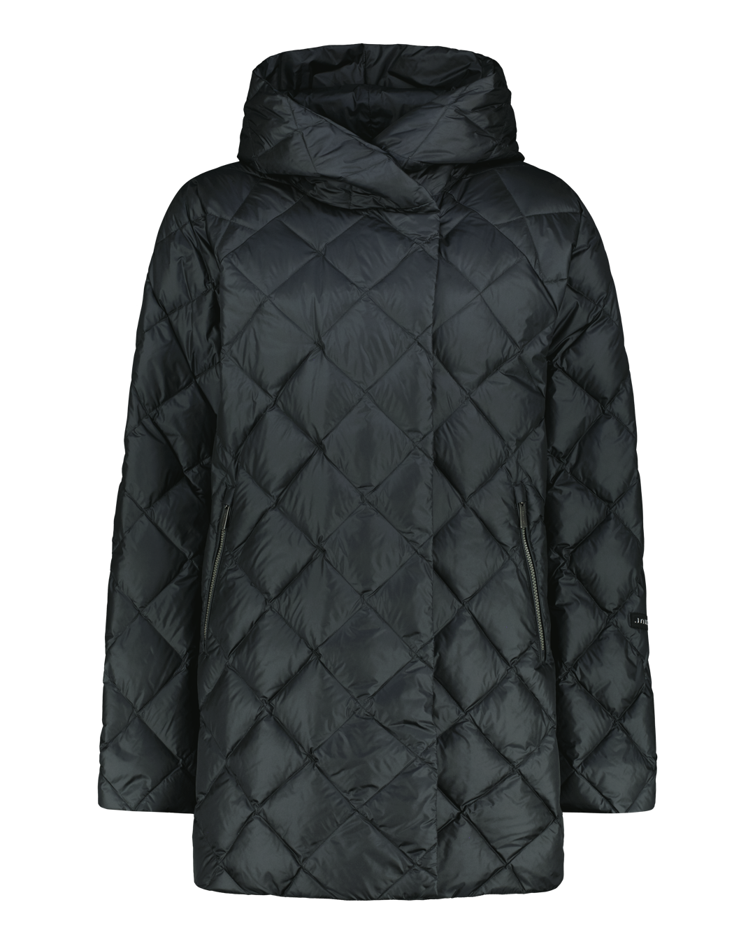 Hertta Light Down Coat Charcoal Black