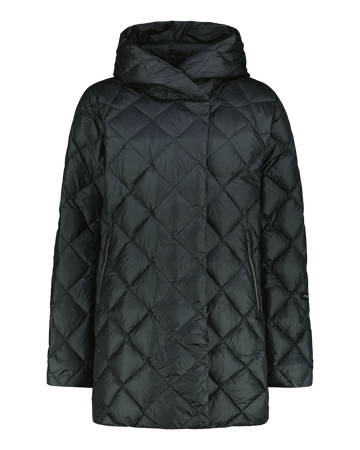 Hertta Light Down Coat Charcoal Black