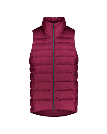 Lady Down Vest Red Wine