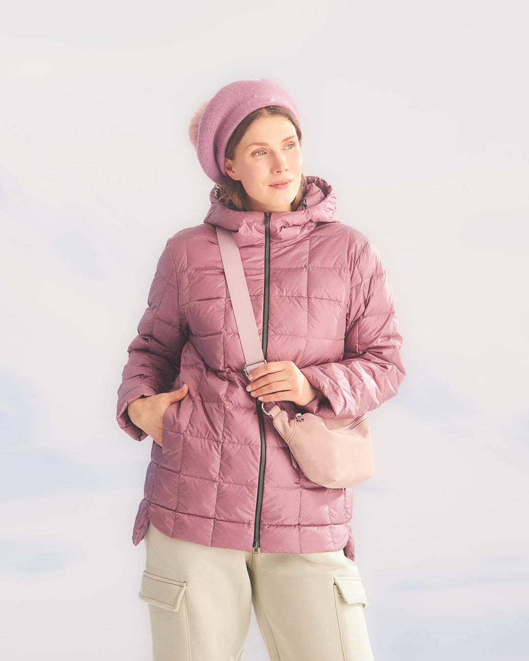 Tulppaani Light Down Coat Red Wine