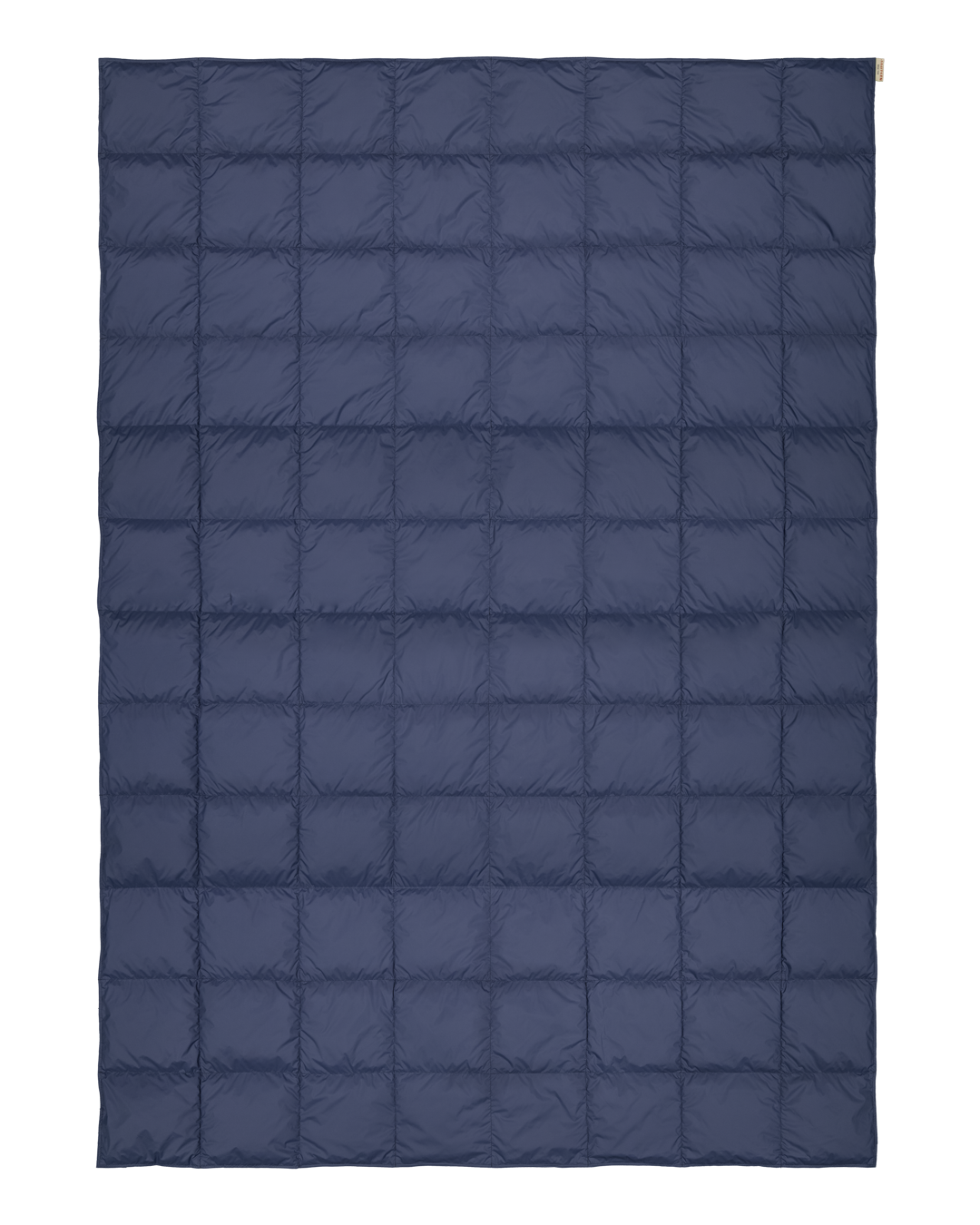 Blue quilted blanket