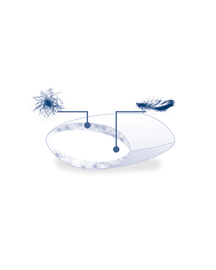 Triplus Ferme - Firm and High Down Pillow - Joutsen -