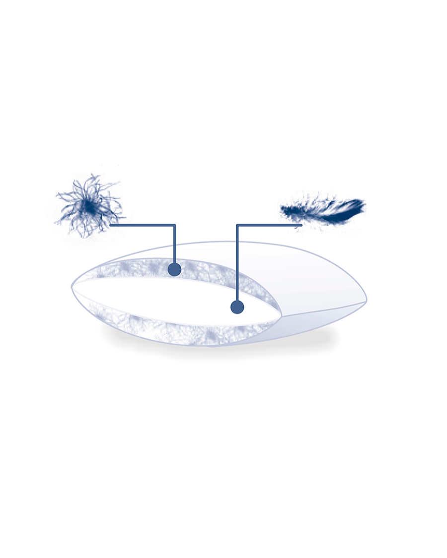 Triplus Tendre - Soft and High Down Pillow - Joutsen -