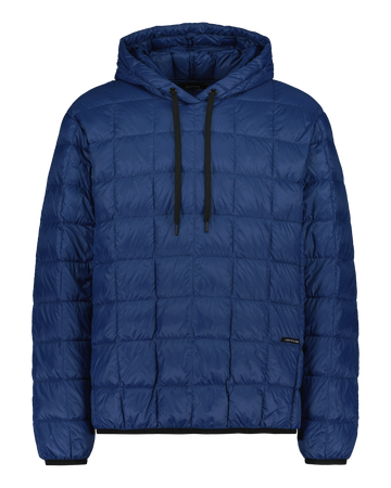 Blue down hoodie 