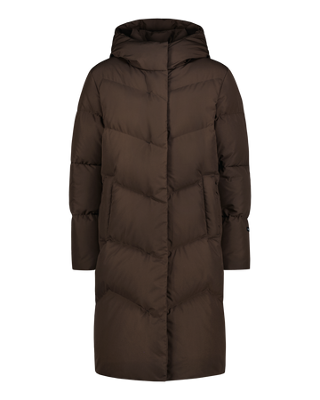 Reina Down Coat Chestnut