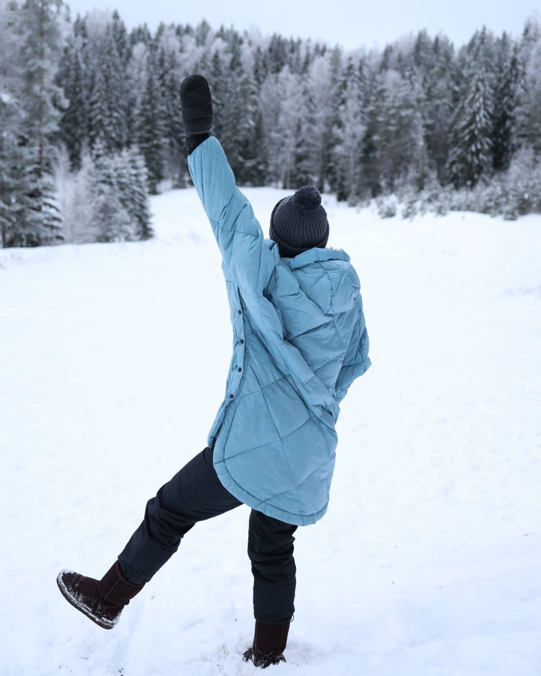 Velho Down Anorak Bluebell