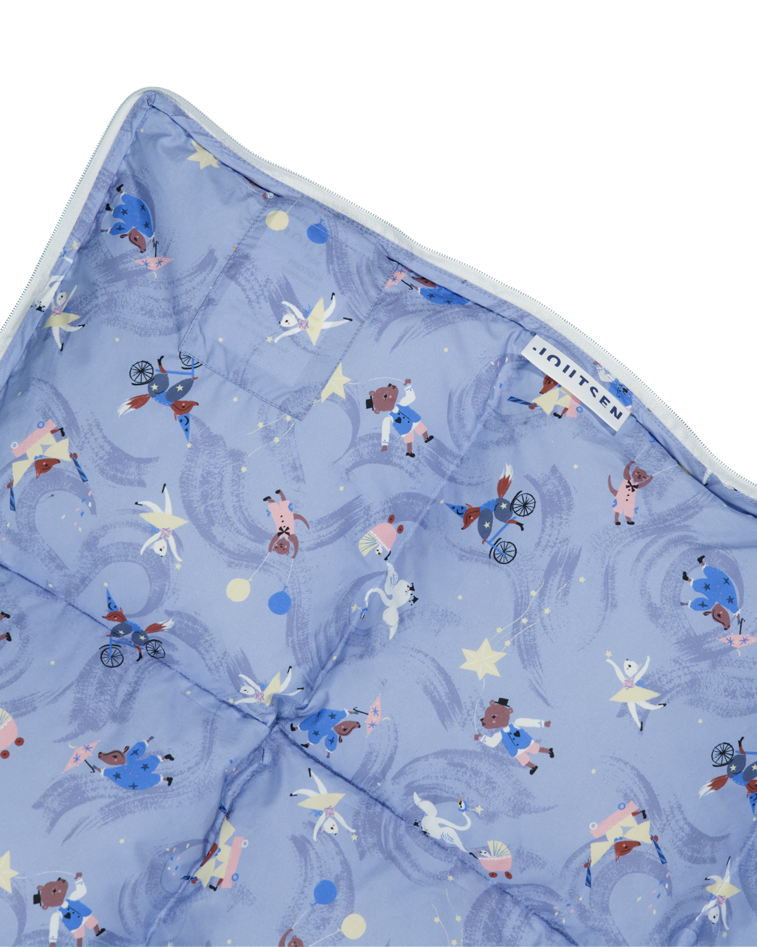 Untenmaille baby åkpåse dun