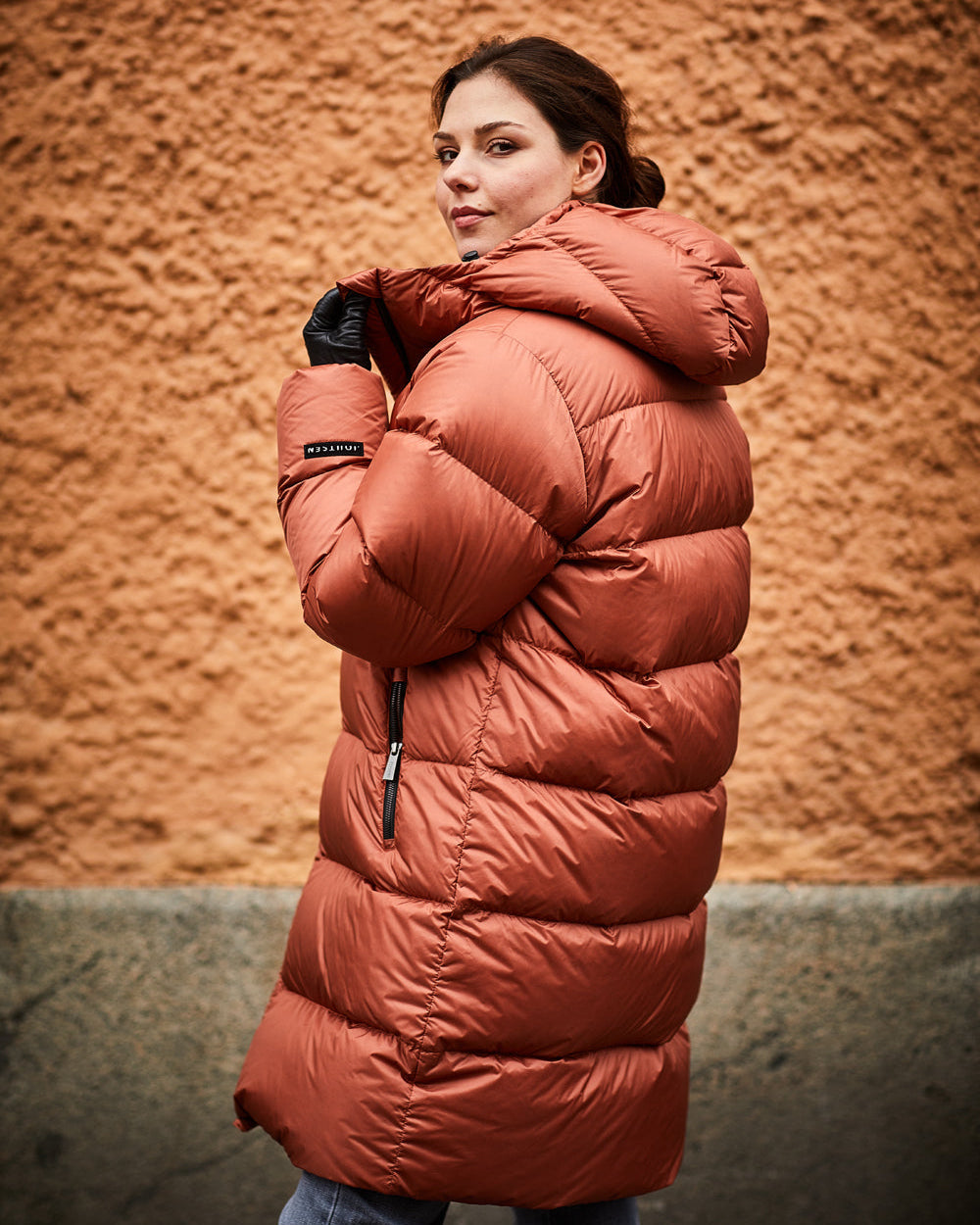Silvia Down Coat Charcoal Black
